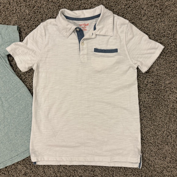 Bundle of 3 Cat & Jack boys polo shirts, size M 8-10 - Picture 6 of 7